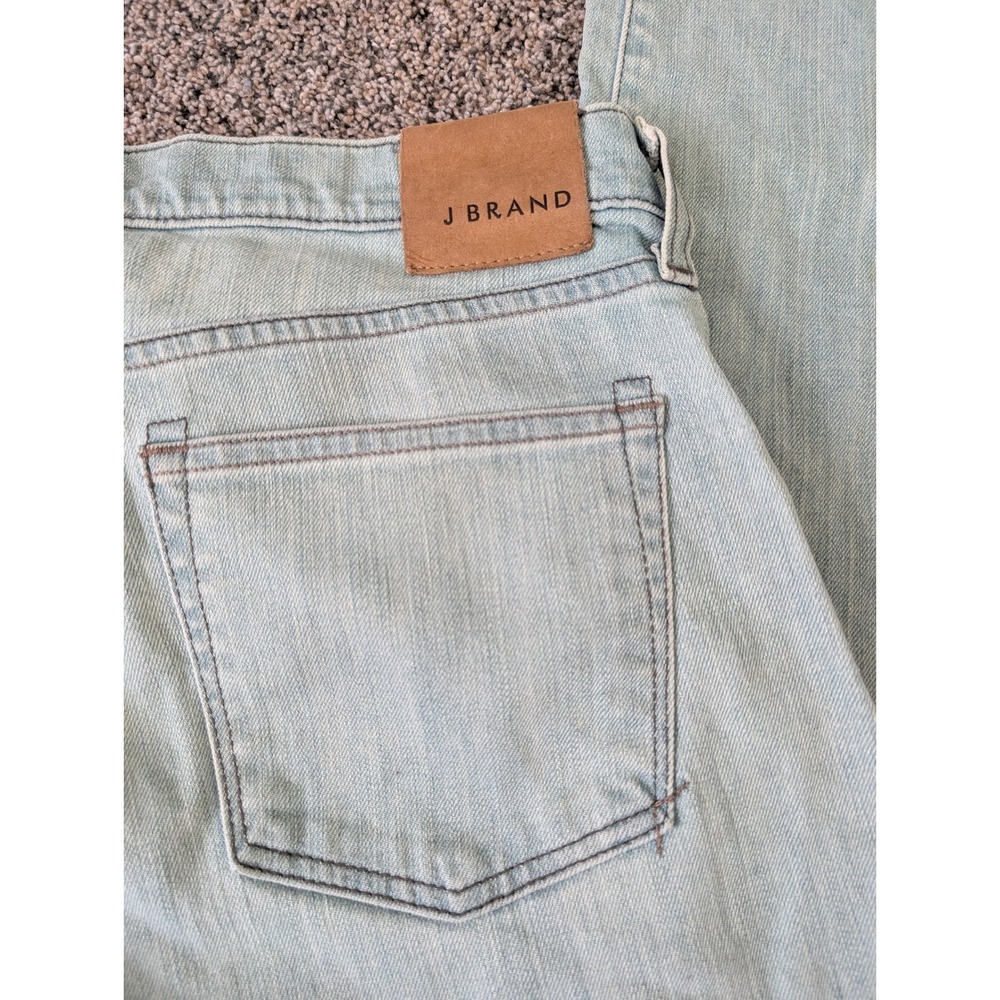 J Brand Tyler Perfect Slim Mens Light Wash Jeans Made in USA Blue - Picture 8 of 8